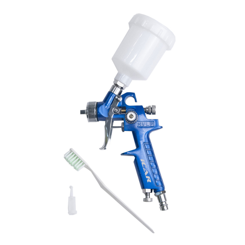 ICAR Краскопульт пневматический ICAR 2000А с верхним бачком 125мл., сопло 0,8мм.