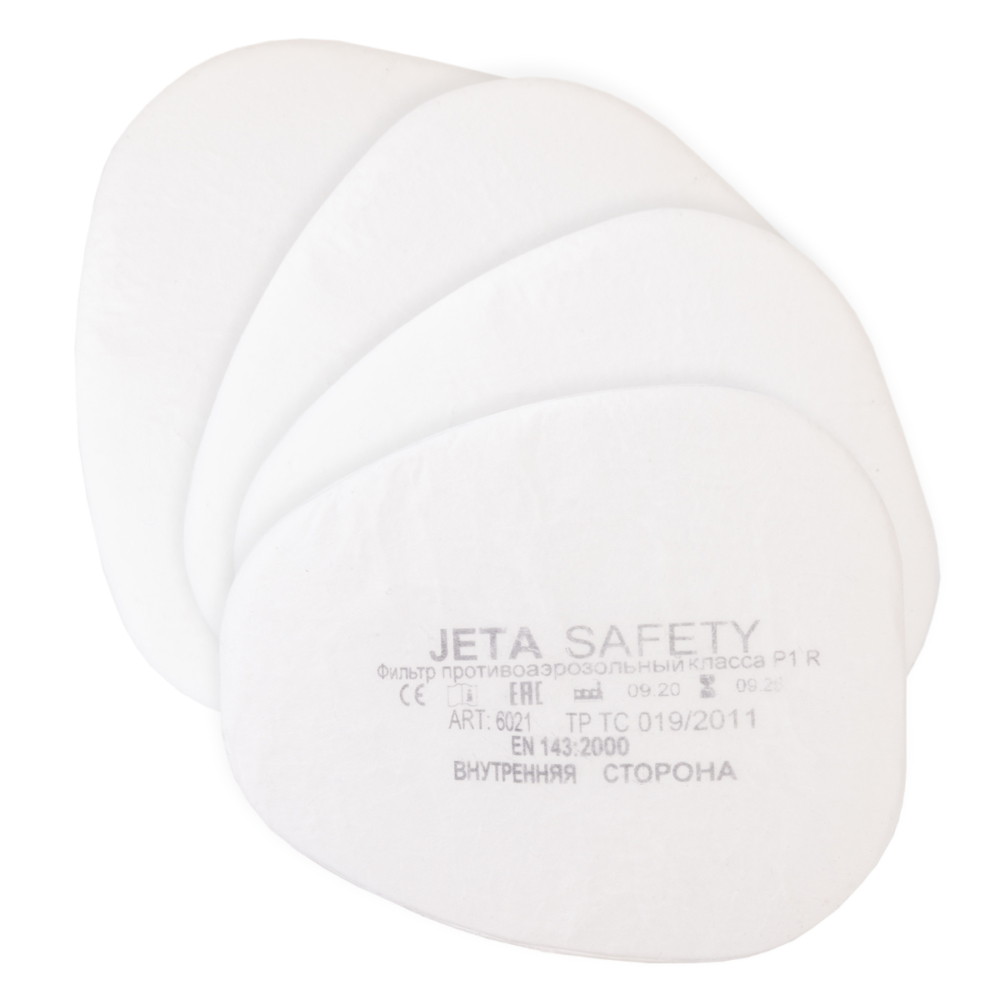 Jeta Safety 6021 Предфильтры от пыли и аэрозолей P1 R (4 шт.)