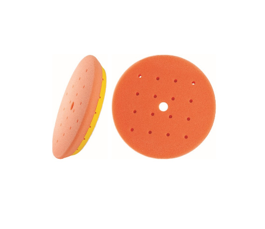 Hanko Полировальный диск AIR LINES средней жесткости, оранжевый, 16 отверстий, 180мм. x 25мм.
