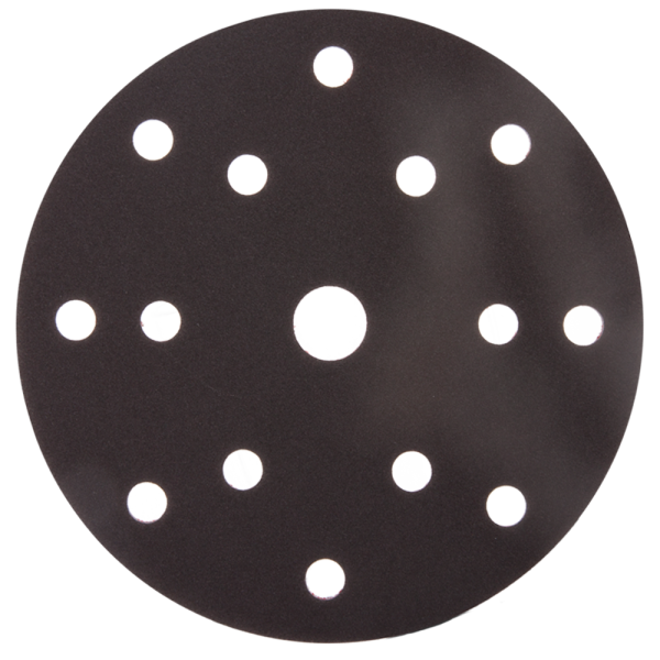 Hanko Sponge Шлифовальный диск на липучке, 15 отверстий, Р180 SuperFine, 150мм., в упаковке 20шт.