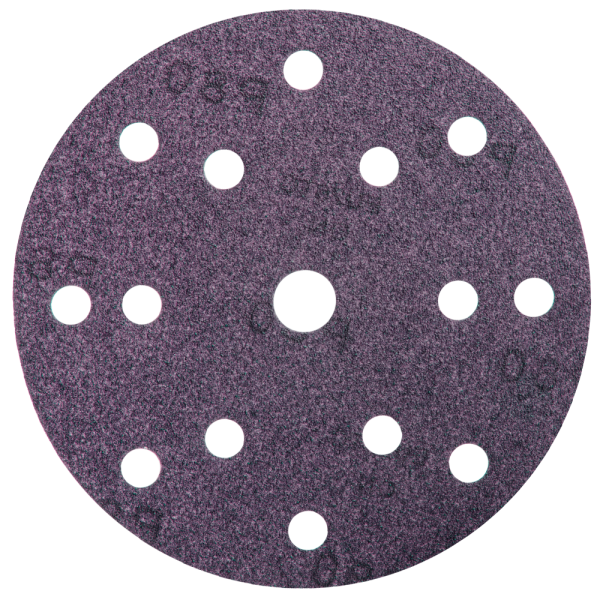 Hanko FC531 Film Ceramic Шлифовальный диск, 15 отверстий, Р320, 150мм., в упаковке 100шт.