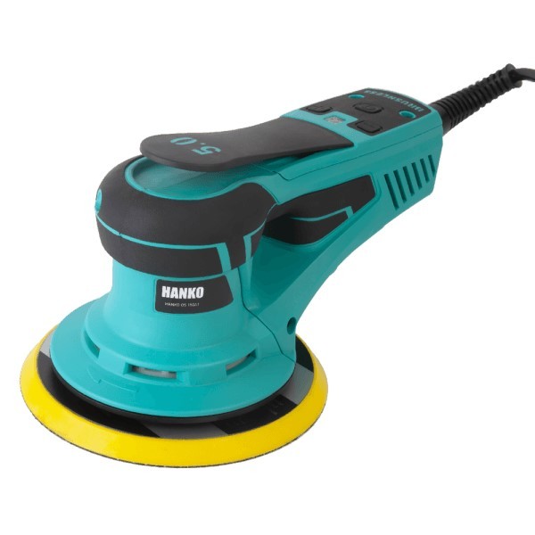 Hanko OS 150A1 Электрическая бесщеточная шлифовальная машинка, D150 48отв., орбита 5мм.