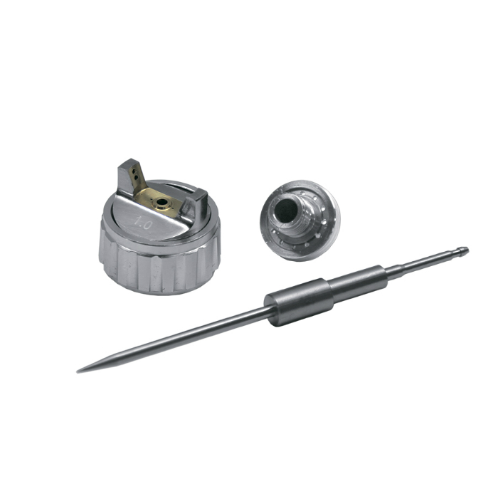 Jeta PRO NK mini JP2000 HVLP Ремонтные наборы для миникраскораспылителей (головка с крышкой, сопло, игла 1,0мм. для mini JP2000 HVLP)