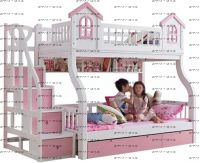 Кровать-двухъярусная домик Сказочный №2, любые размеры