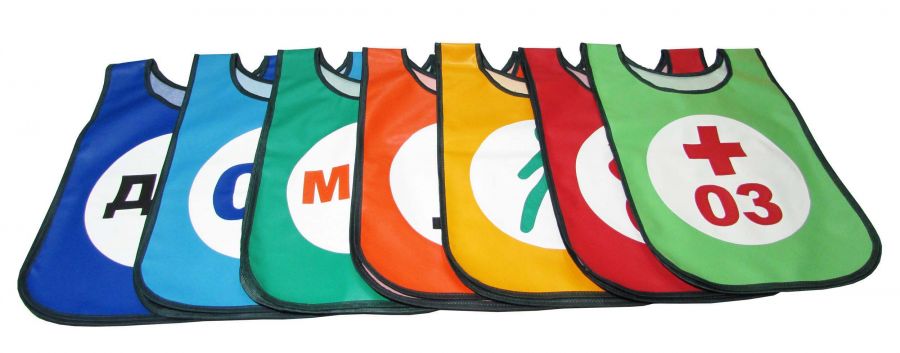 Комплект жилеток ИЗУЧАЕМ ПДД (7шт)