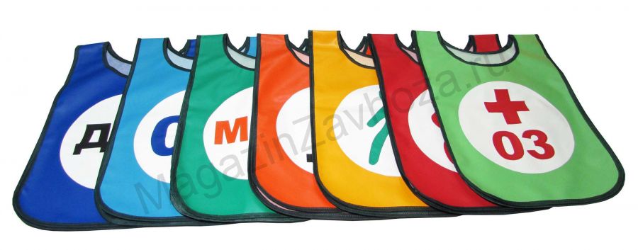 Комплект жилеток ИЗУЧАЕМ ПДД (7шт)