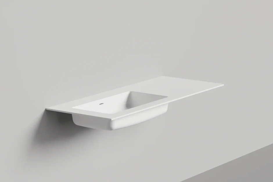 Подвесная раковина Salini Onda Plus без отверстий под смеситель и с донным клапаном 72x34 14022031M ФОТО