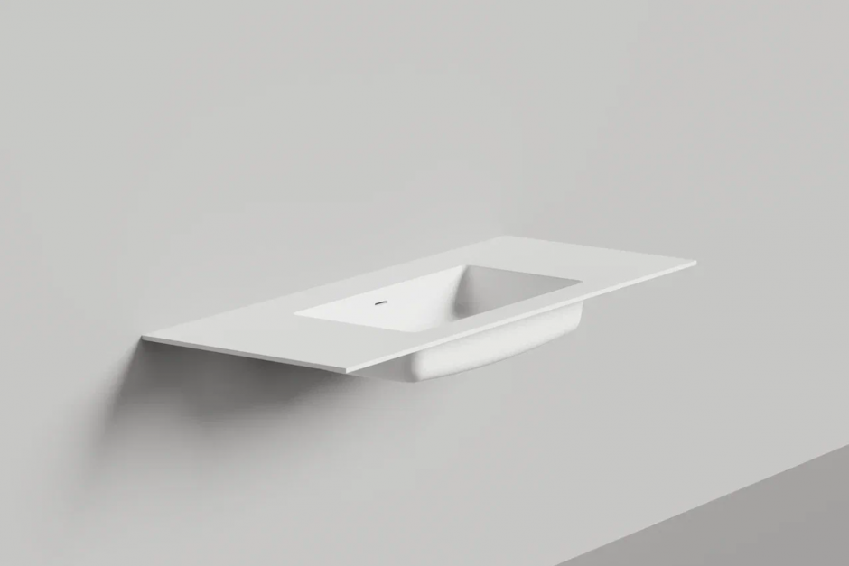 Подвесная раковина Salini Onda Plus без отверстий под смеситель и с донным клапаном 72x34 14022031M ФОТО