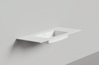 Подвесная раковина Salini Onda Plus без отверстий под смеситель и с донным клапаном 72x34 14022031M схема 3