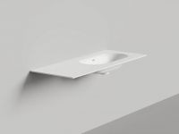 Раковина подвесная Salini Onda Flow Oval без отверстий под смеситель и с донным клапаном 72x34 14022042M схема 3