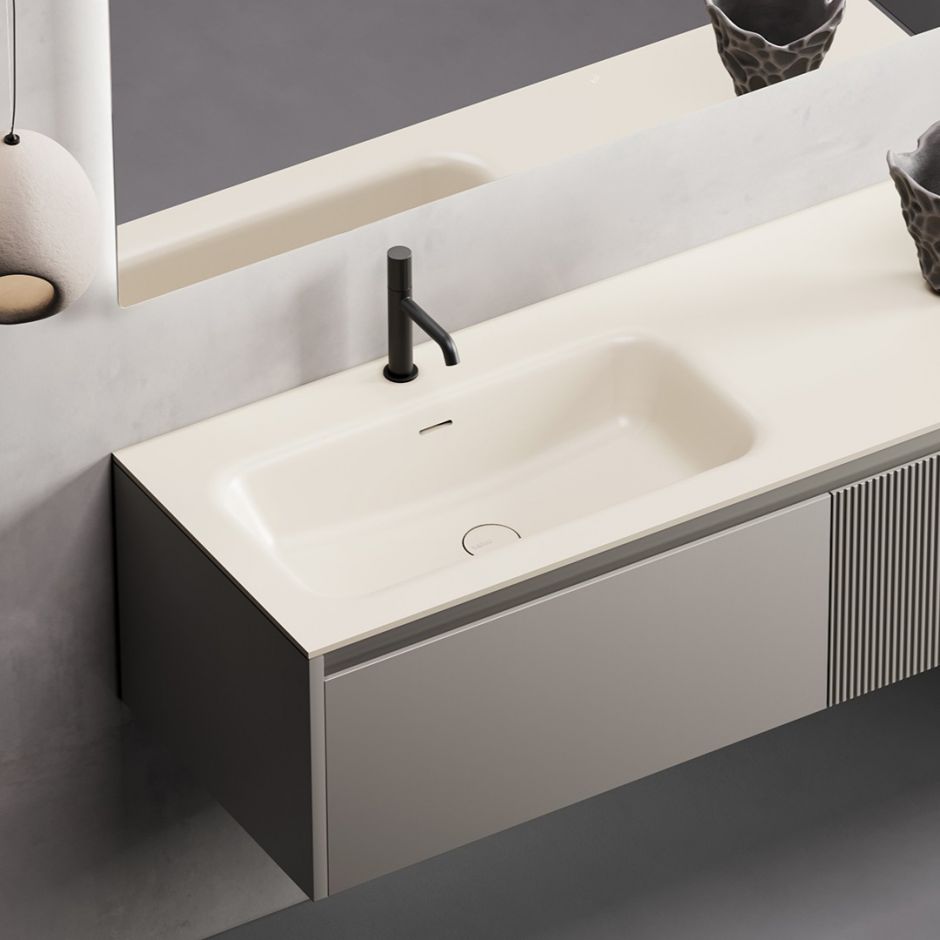 Подвесная раковина Salimi Onda Flow Round 72x34 14022052MN