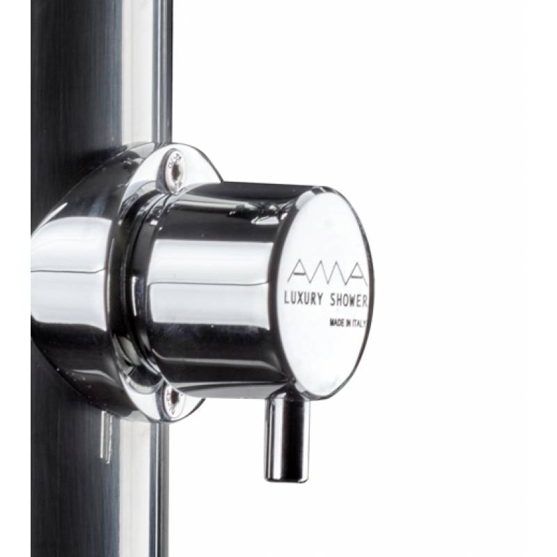 Уличный душ AMA Mercurio из нержавеющей стали и системой антиобледенения No Frost MR3600S ФОТО