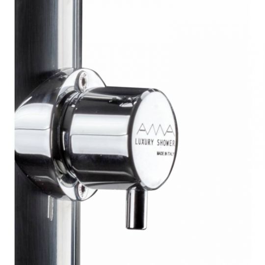 Уличный душ AMA Mercurio из нержавеющей стали и системой антиобледенения No Frost MR3600S схема 2