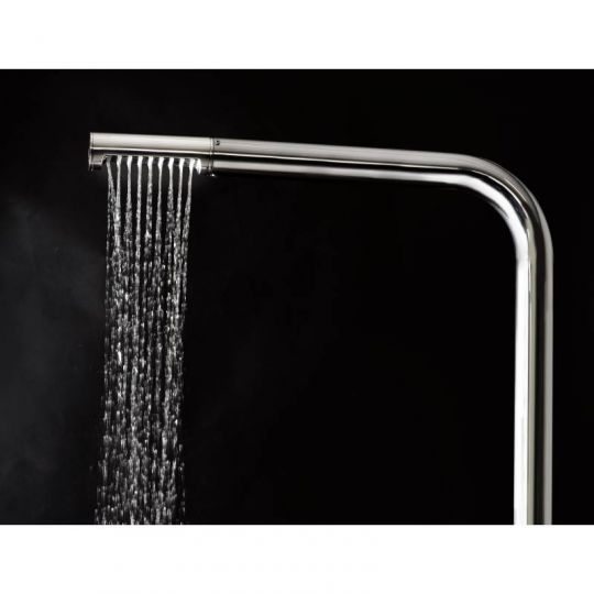 Уличный душ AMA Mercurio из нержавеющей стали и системой антиобледенения No Frost MR3600S схема 3