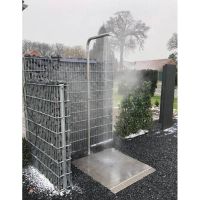 Уличный душ AMA Mercurio из нержавеющей стали и системой антиобледенения No Frost MR3600S схема 8