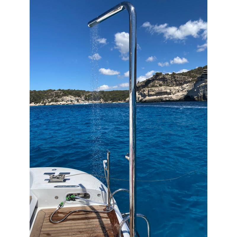 Уличный душ AMA Mercurio из нержавеющей стали и системой антиобледенения No Frost MR3600S ФОТО