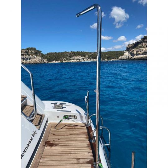 Уличный душ AMA Mercurio из нержавеющей стали и системой антиобледенения No Frost MR3600S схема 6