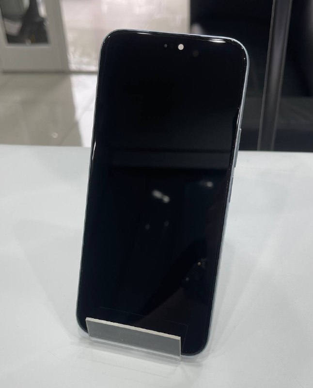 HONOR X8b дисплей оригинал с разбора в рамке с отпечатком пальца синий