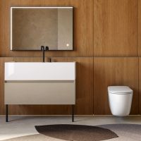 Подвесная тумба Kerasan Kanaal 7812 100х40 см с ящиком схема 1