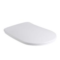 Тонкое быстросъемное сиденье для унитаза Kerasan Nolita 5391 плавное закрывание схема 2