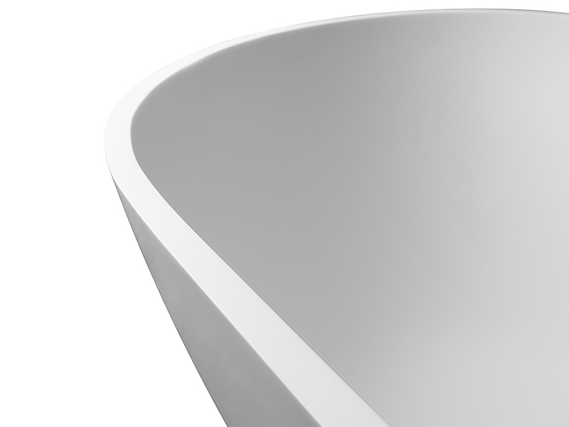 Ванна UNI-FLOW OVAL FS307-1750 отдельностоящая со сливом переливом Solid 175x75x55 см ФОТО