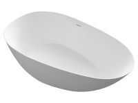 Ванна отдельностоящая UNI-FLOW OVA FS302-1700 в комплекте со сливом переливом Solid 170x85x57 см схема 1