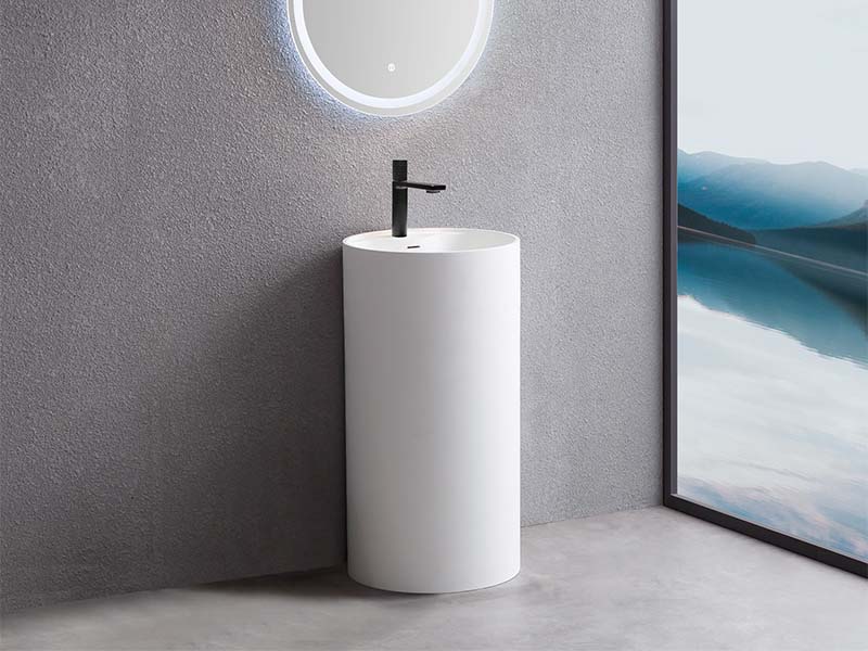 Напольная раковина UNI-FLOW CILINDRO1 FS503-450 отдельностоящая ФОТО