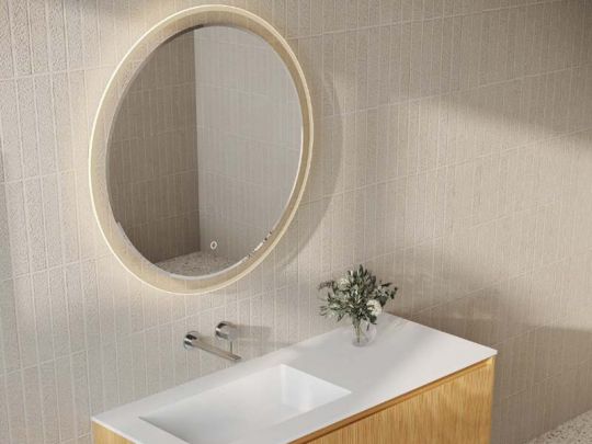 Зеркало c подсветкой UNI-FLOW M641 D-90 см круглое с защитой от запотевания схема 2 Зеркало c подсветкой UNI-FLOW M641 D-90 см круглое с защитой от запотевания схема 2