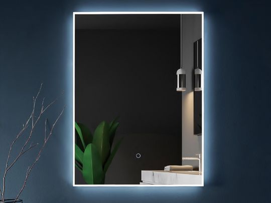 Зеркало UNI-FLOW M-010 100x80 см c подсветкой схема 2