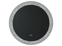 Зеркало круглое UNI-FLOW M-213 с антизапотеванием и подсветкой D-80 см схема 1