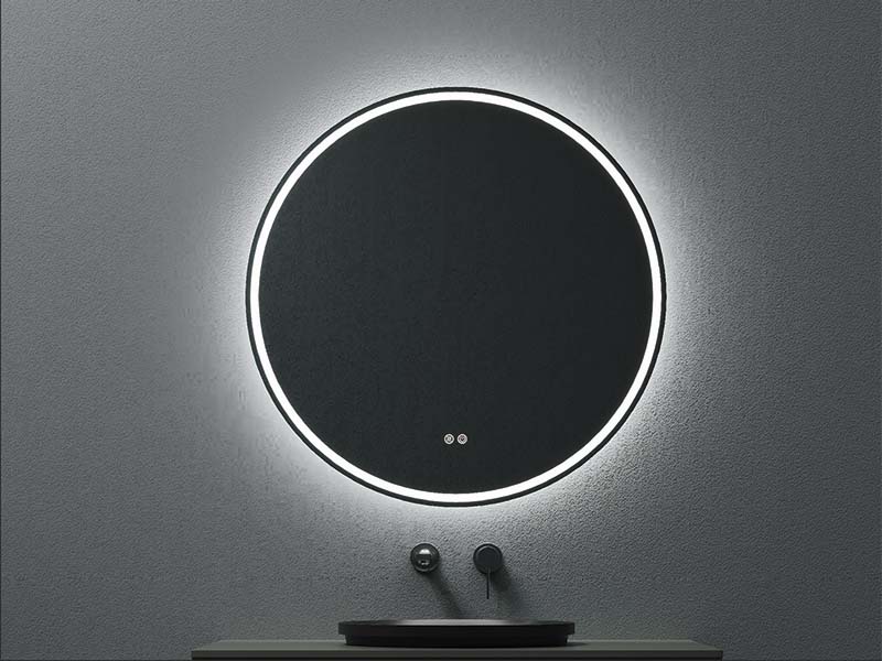 Зеркало c антизапотеванием и подсветкой UNI-FLOW M-201 D-80 см ФОТО