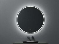 Зеркало c антизапотеванием и подсветкой UNI-FLOW M-201 D-80 см схема 2