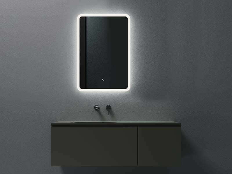 Зеркало UNI-FLOW M-647 с защитой от запотевания и подсветкой  60x80 см ФОТО