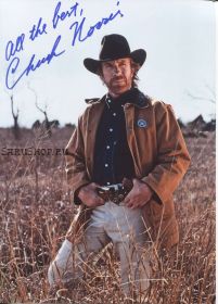Автограф: Чак Норрис. Крутой Уокер, Техасский рейнджер / Walker, Texas Ranger