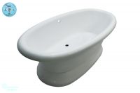 Ванна Marmo Bagno Аззуро 180х90 овальная отдельностоящая схема 1