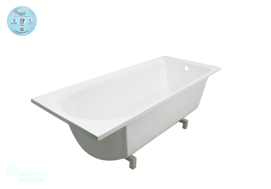 Ванна Marmo Bagno Глория 180х80 из искусственного мрамора