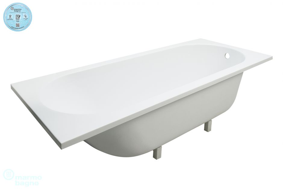 Изображение Ванна из литьевого мрамора Marmo Bagno Лучия 180х80