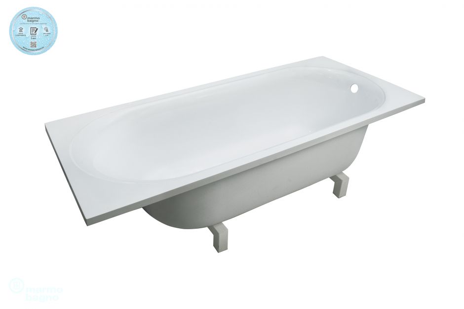 Изображение Ванна из литьевого мрамора Marmo Bagno Патриция 170х70