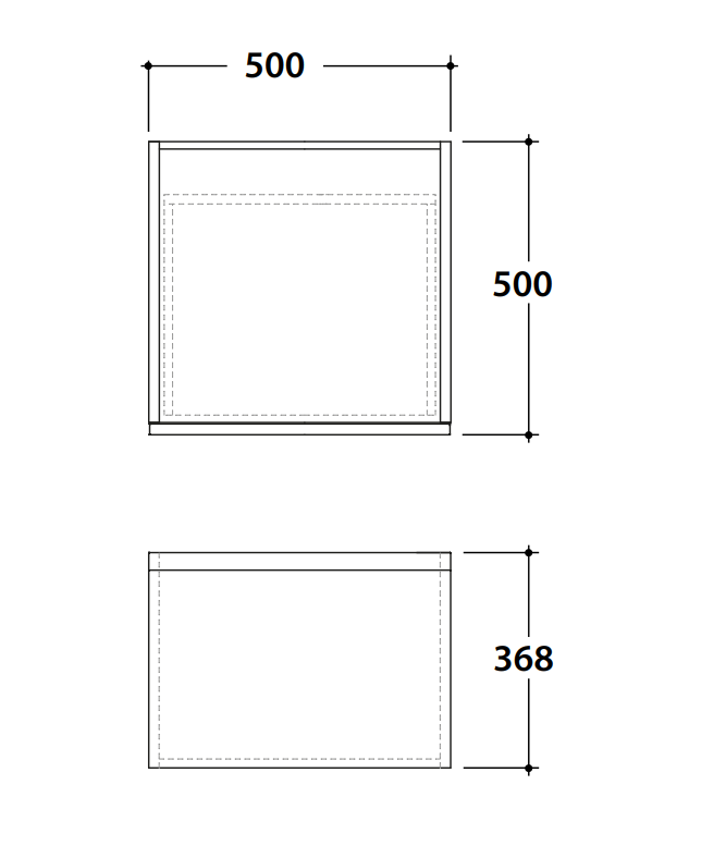 Тумба подвесная в ванную комнату Globo Linea LB3650D 50x50x36,8 ФОТО