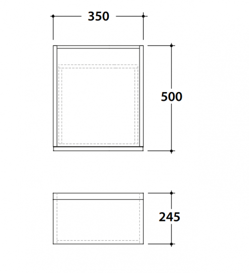 Тумба с выдвижными ящиками Globo Linea LB2435D 35x50x24,5 схема 2 Тумба с выдвижными ящиками Globo Linea LB2435D 35x50x24,5 схема 2