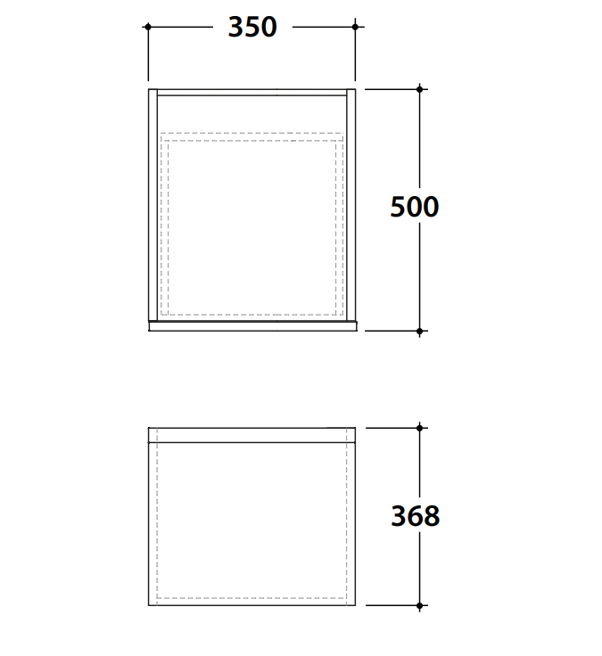Тумба с выдвижными ящиками Globo Linea LB3635M 35x50x36,8 ФОТО