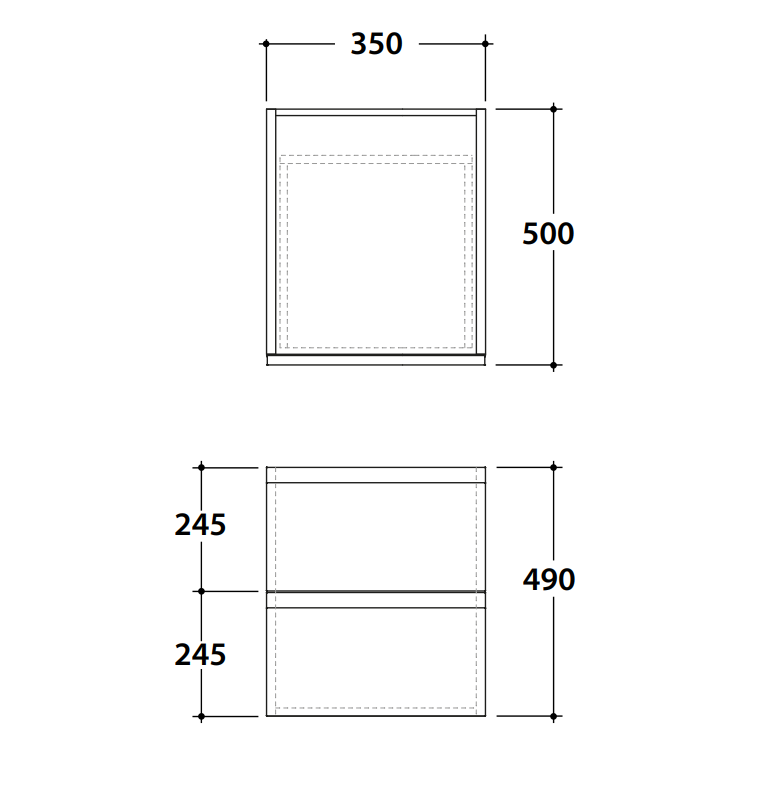 Тумба с выдвижными ящиками Globo Linea LB4935D 35x50x49 ФОТО