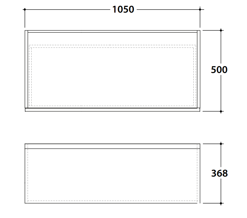 Широкая тумба для ванной комнаты Globo Linea LP36105M 105x50x36,8 ФОТО