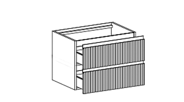 Подвесная тумба с ящиком Globo Linea LP4970S 70x50x49