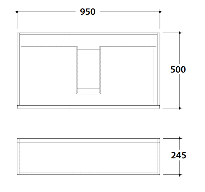 Тумба в ванную Globo Linea LP4995D 95x50x49 ФОТО