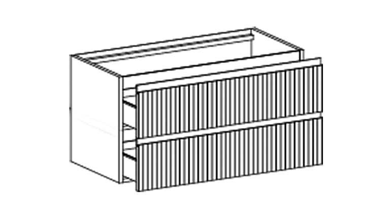 Тумба в ванную Globo Linea LP4995S 95x50x49