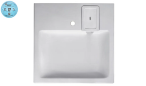 Раковина Marmo Bagno Дельта 60х60 для установки над стиральной машиной схема 2