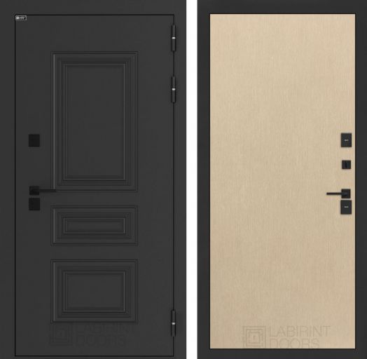 Входная дверь Лабиринт Аляска Лайт - 05 Венге светлый с терморазрывом