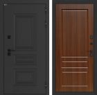 Входная дверь Лабиринт Аляска Лайт - 03 Орех бренди с терморазрывом