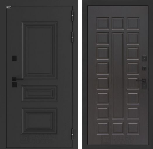 Входная дверь Лабиринт Аляска Лайт - 04 Венге с терморазрывом